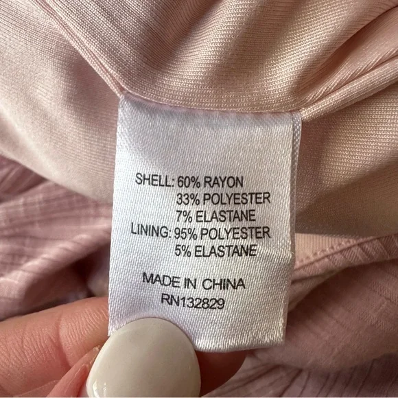 Privacy Please Olive Bodysuit in Pink Lemonade NWT Women’s Size XS - Picture 11 of 13